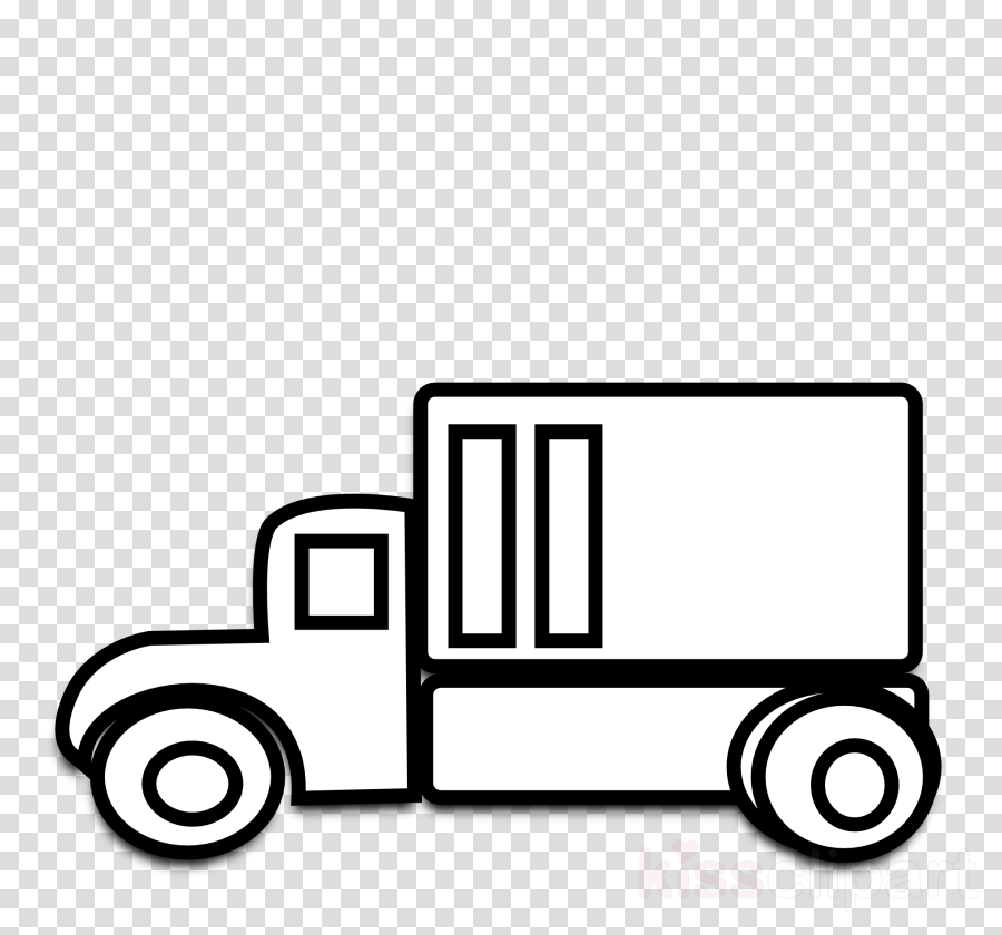 Truck Black And White Clipart Car Pickup Truck Clip - Truck Clipart Black And White - Png Download (900x840), Png Download
