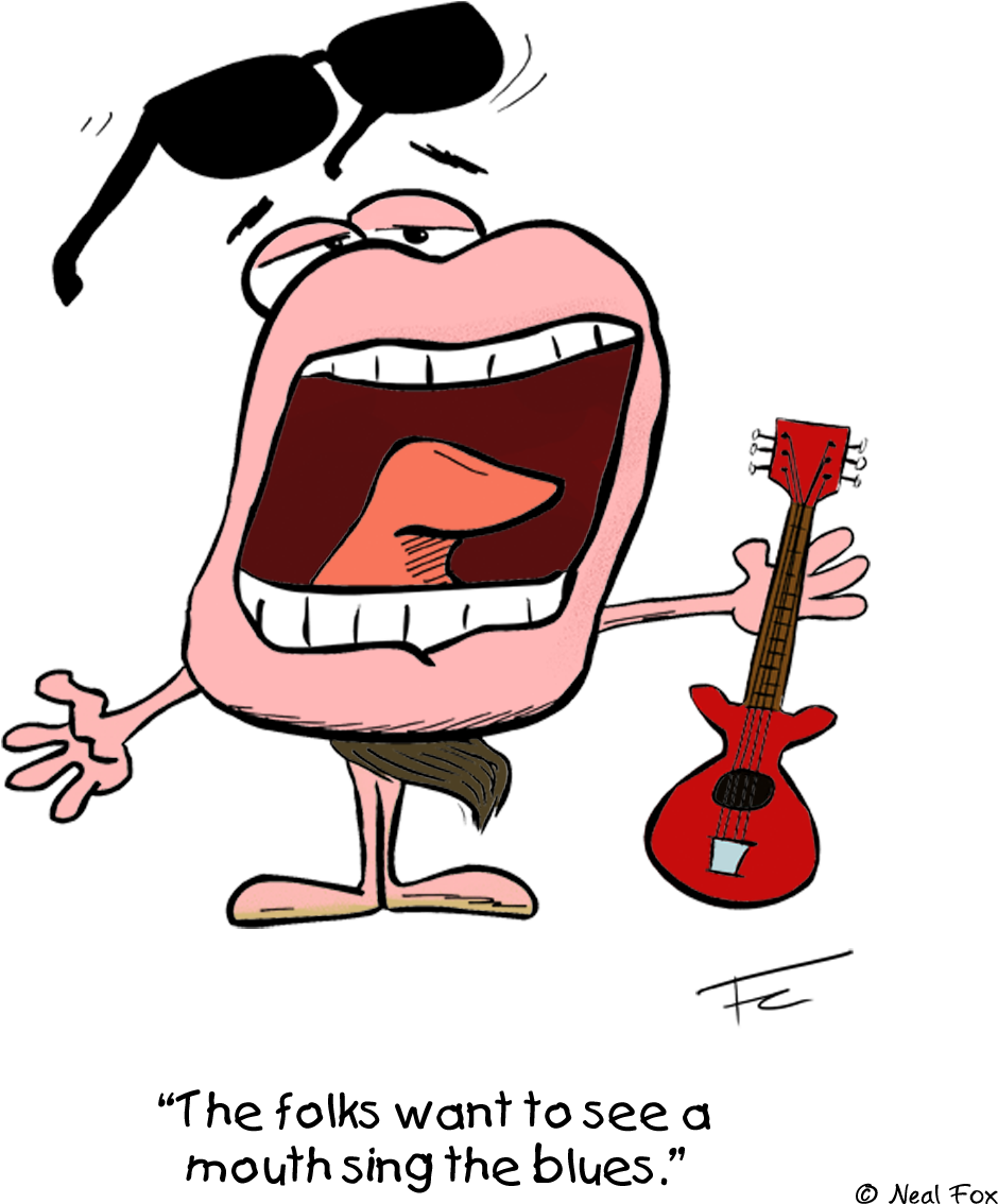 It S Weird To Grow A Beard - Blues Clipart (1050x1200), Png Download