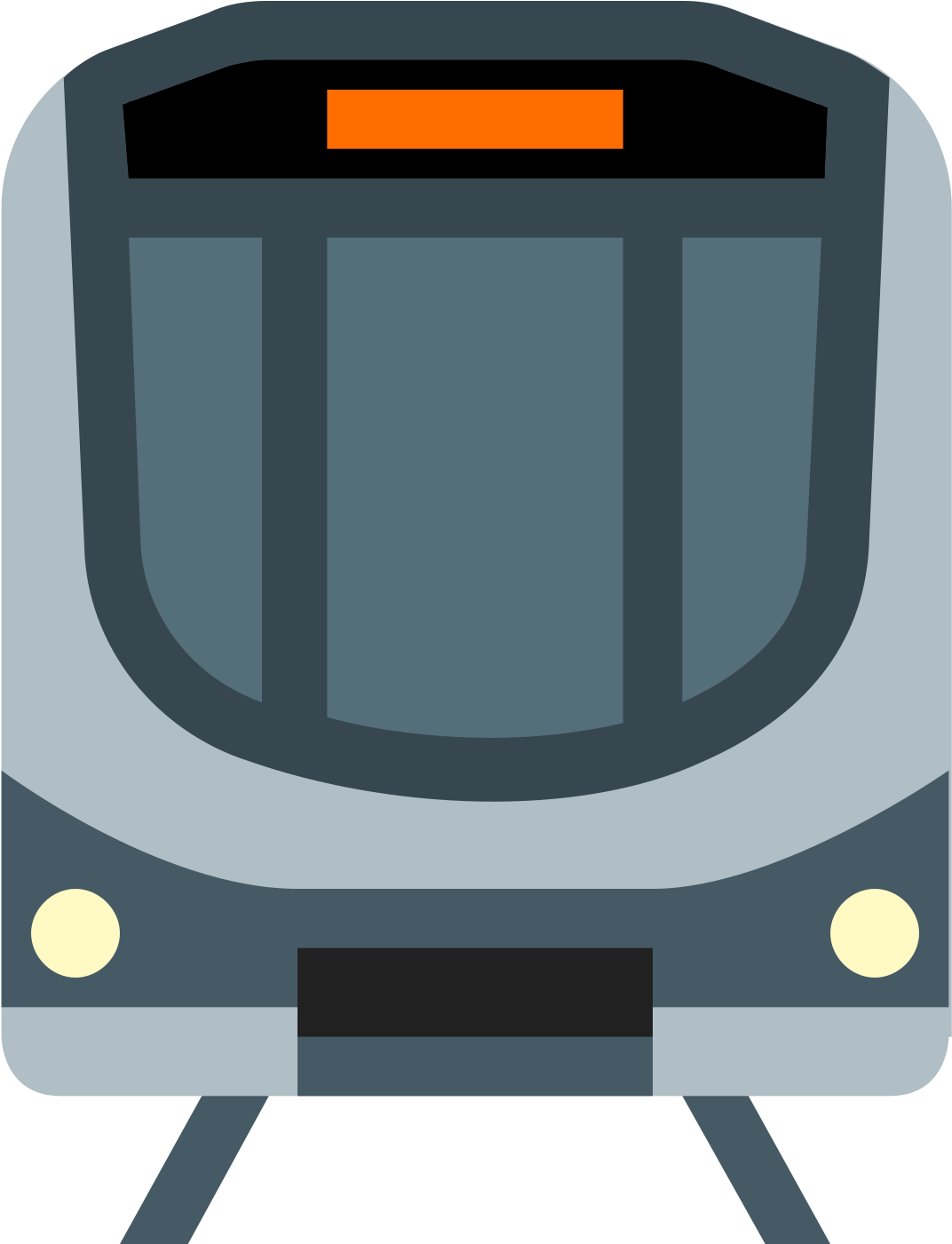 It's An Icon For A Subway Train - Icon Clipart (1600x1600), Png Download