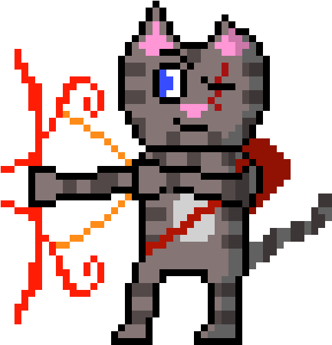 Dungeon Cat - Cat Clipart (550x650), Png Download