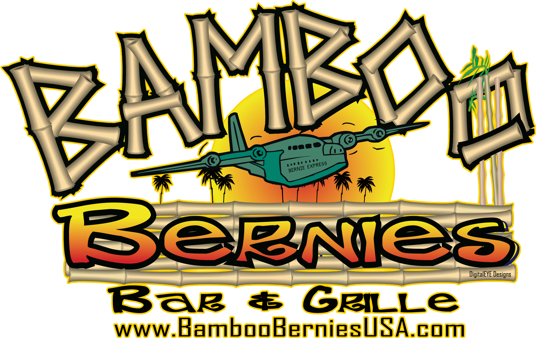 Bamboo Bernie's High Res Clipart (2068x1296), Png Download