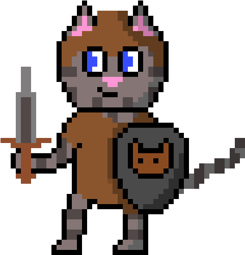 Dungeon Cat - Portable Network Graphics Clipart (540x630), Png Download