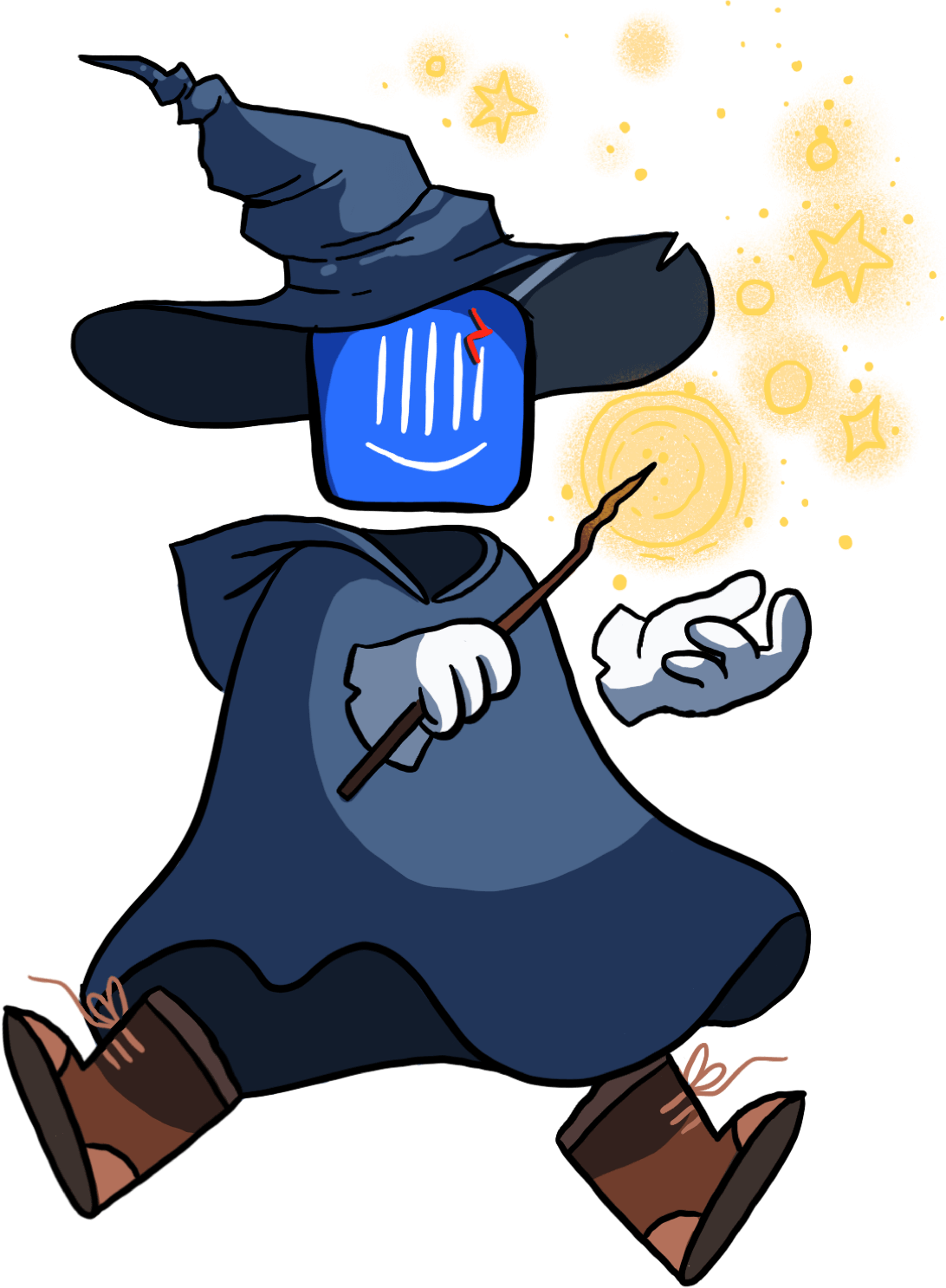 Pottercom Wizard - Intercom Clipart (1092x1487), Png Download