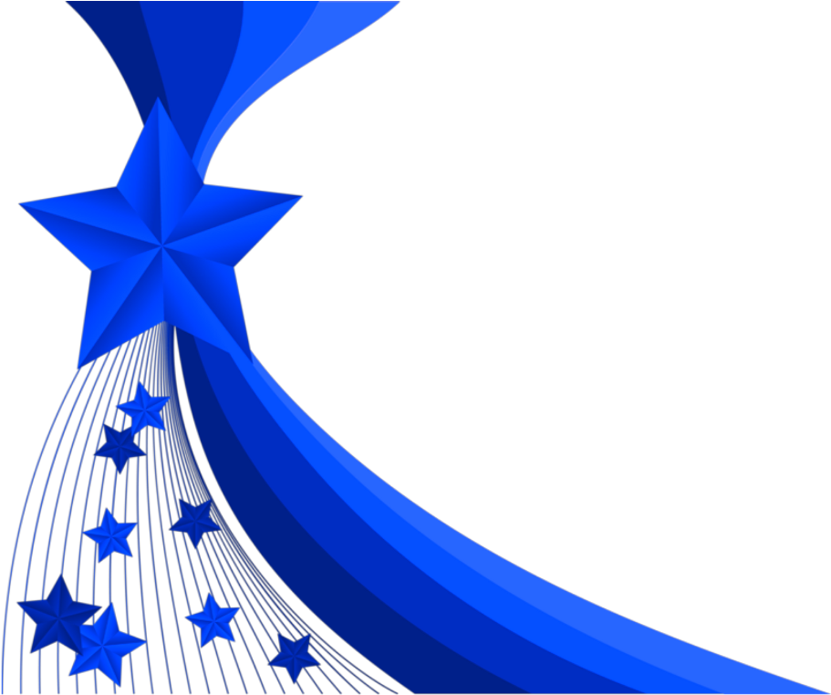 Mq Star Stars Swirls Swirl Blue - Linea Decorativa Roja Png Clipart (1024x1024), Png Download