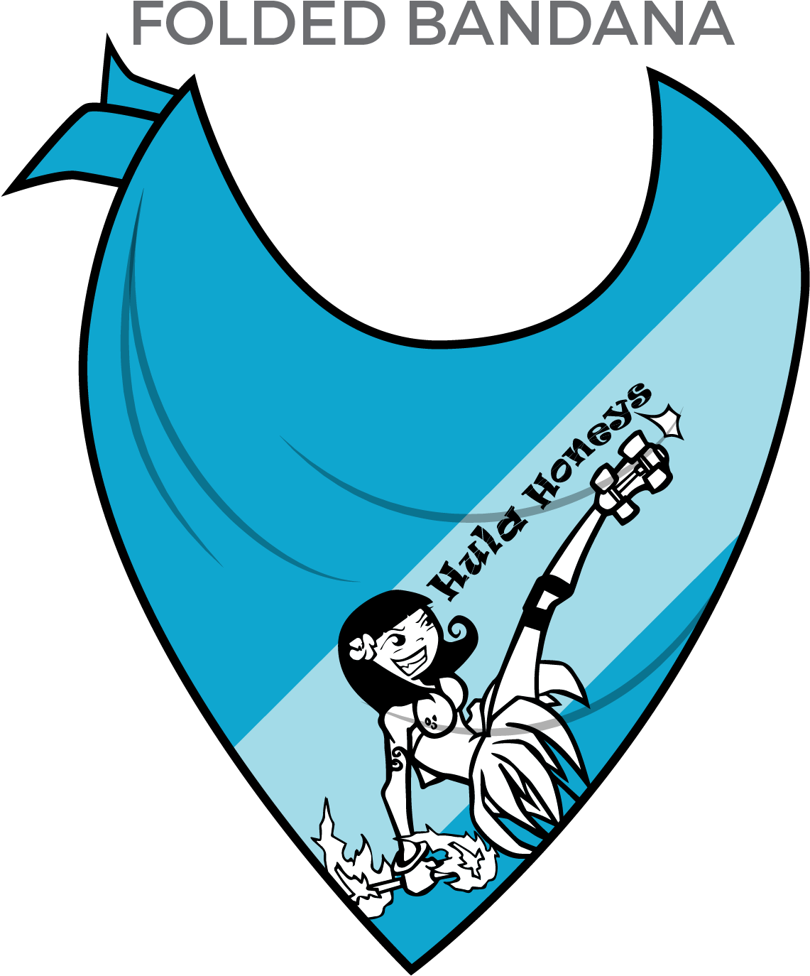 Jet City Rollergirls Hula Honeys Clipart (1500x1500), Png Download