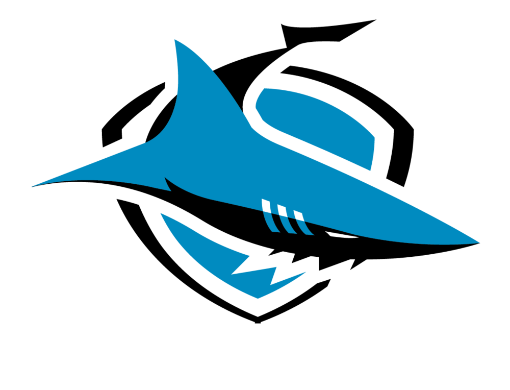 Cronulla Sutherland Sharks Tube Bandana - Cronulla Sharks 2016 Clipart (1000x764), Png Download