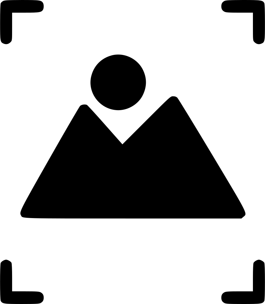 Scenery Mountains Photography Picture Icon Free Download Clipart (856x980), Png Download