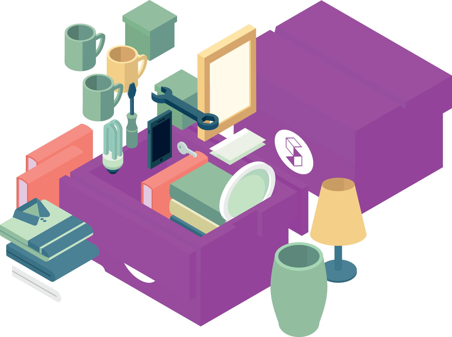 How Does It Work - Self Storage Clipart (1452x1083), Png Download