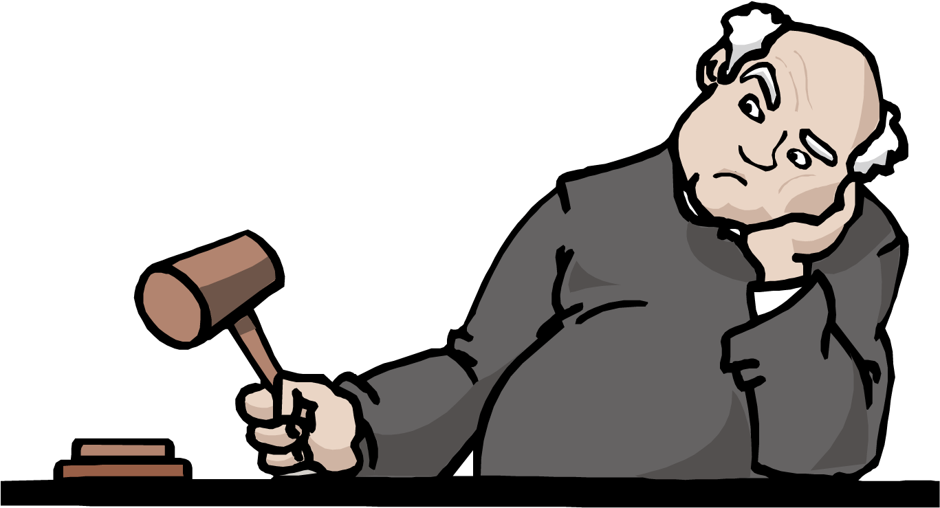 Svg Black And White Download Justice Impartial Frames - Judge Clipart (1500x1501), Png Download