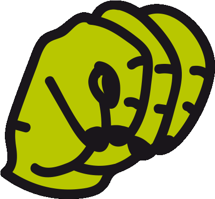 American Sign Language Colors Sticker By Tim Colmant Clipart (1000x1000), Png Download