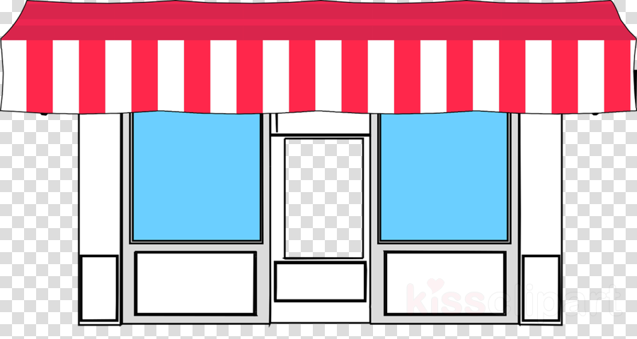 Store Transparent Clipart Retail Shopping Clip Art - Clipart Toko - Png Download (900x480), Png Download