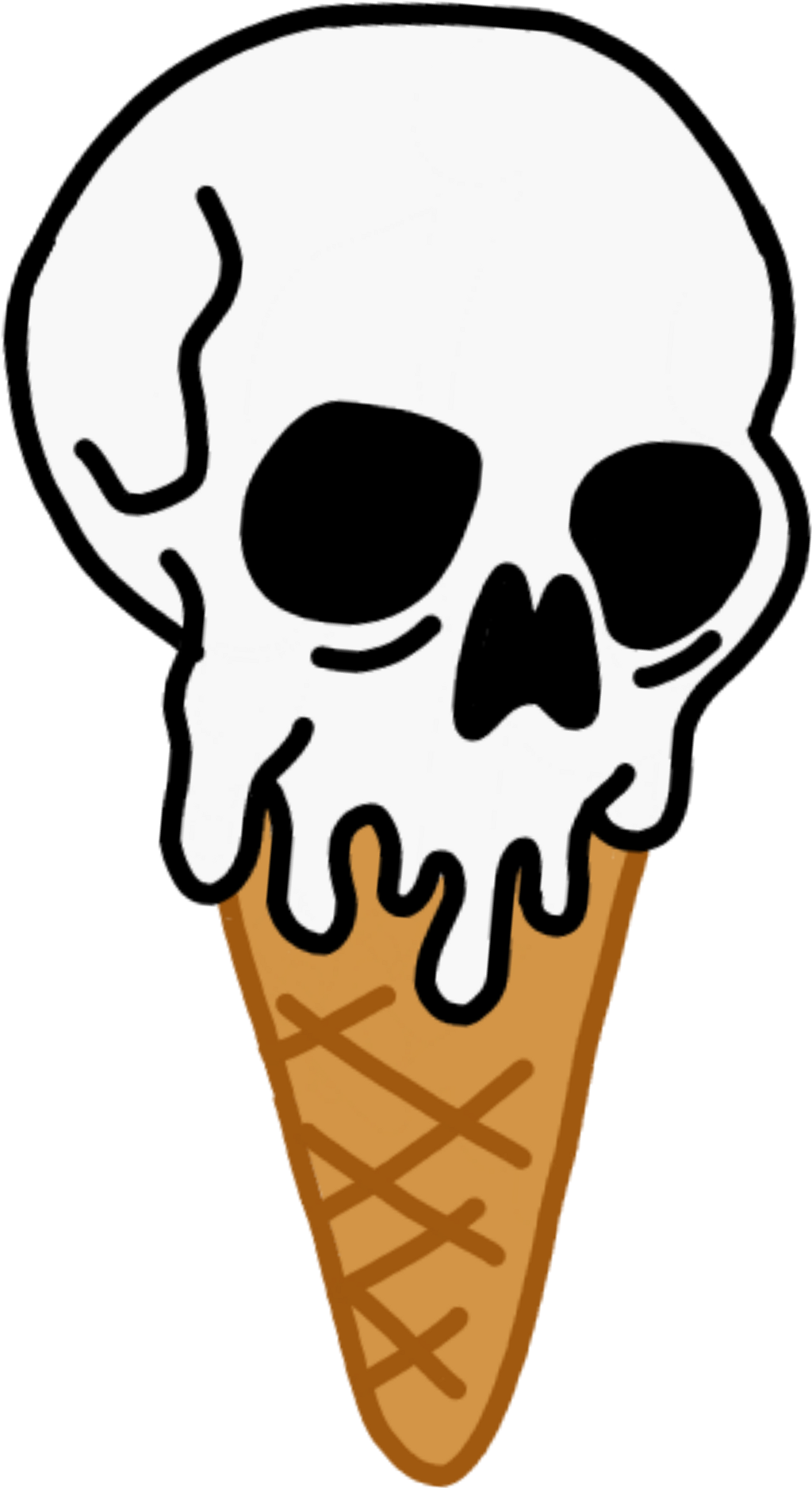 Tumblr Pinterest Cool Funny Emo Icecream Report - Pinterest Clipart (1024x1875), Png Download