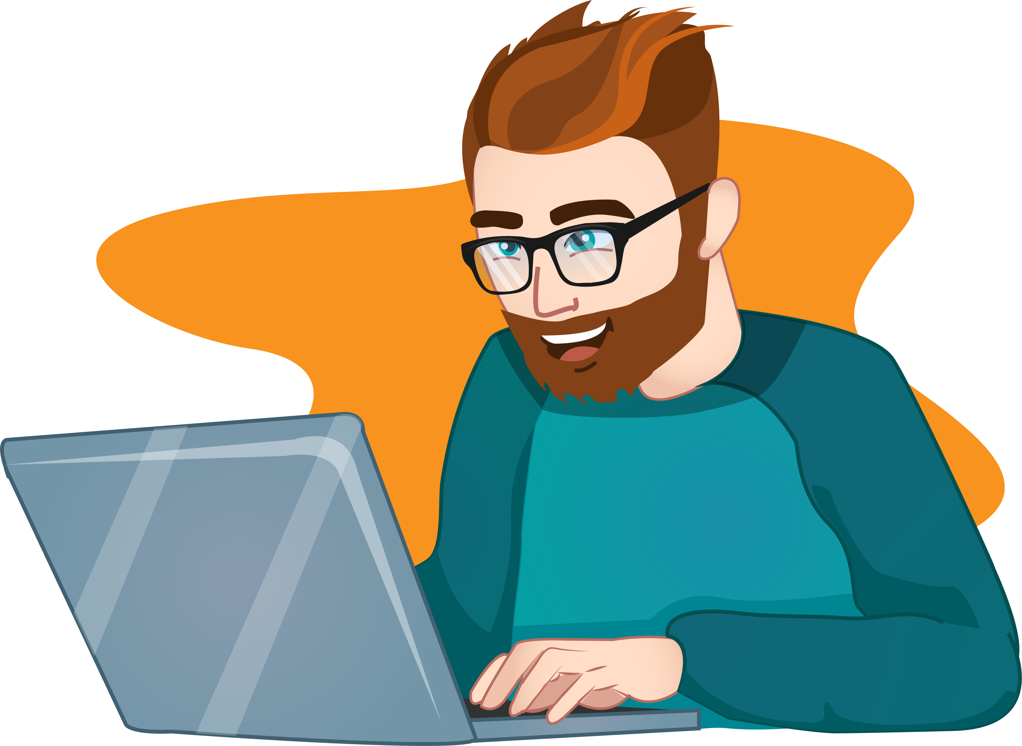 Niche Site Progress - Sitting Clipart (3330x2431), Png Download