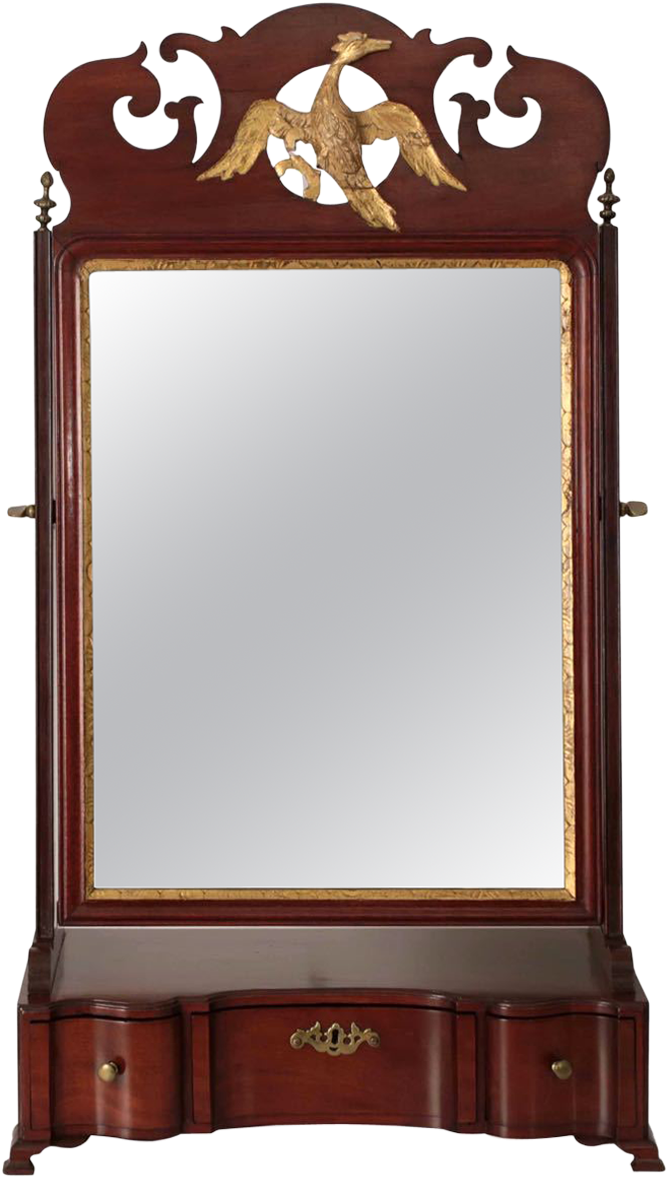 Full Size Of Antique Silver Paloma Higgins Style Window - Mirror Clipart (1200x1200), Png Download