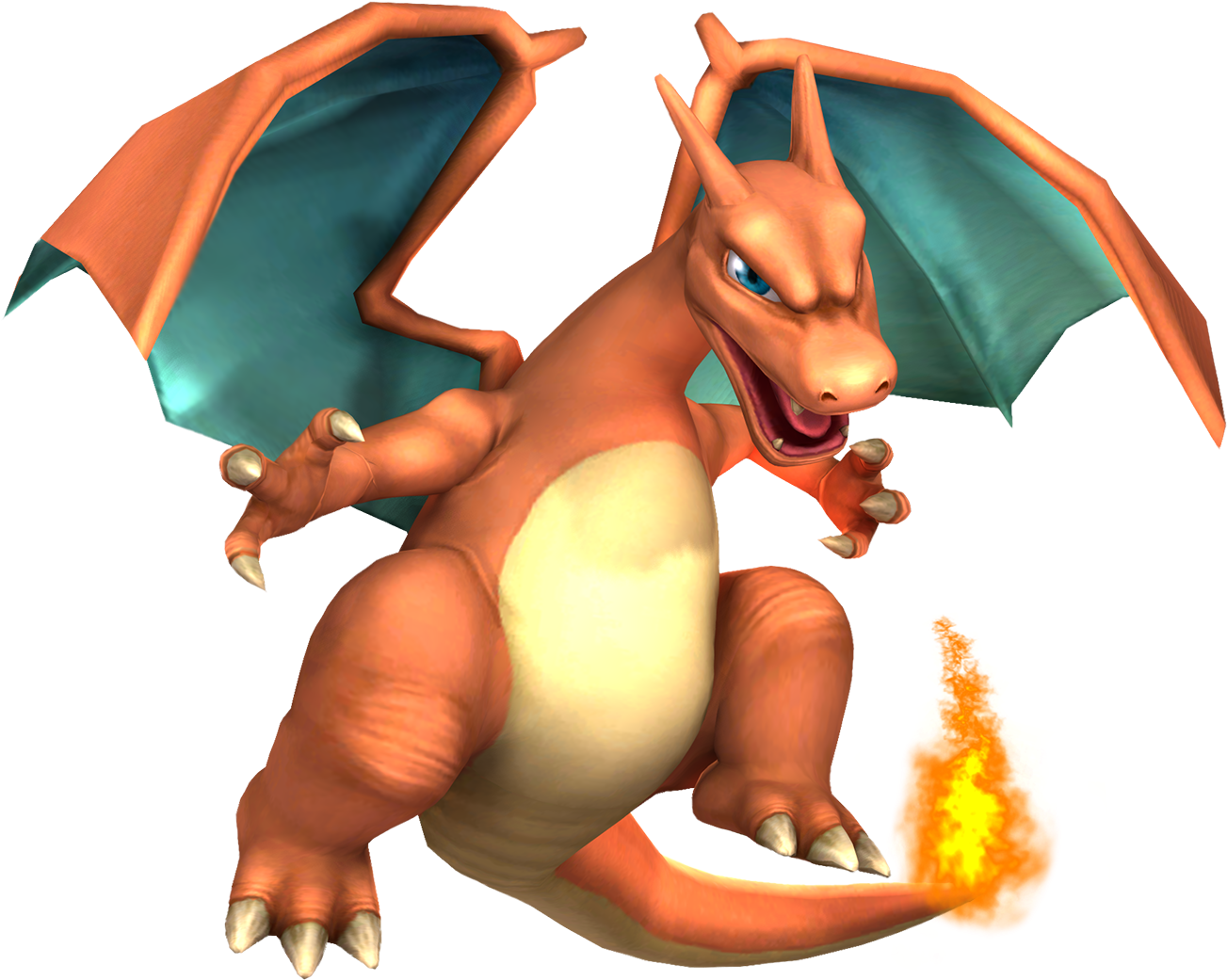 Imagenes De Charizard En 3d Clipart (1303x1041), Png Download