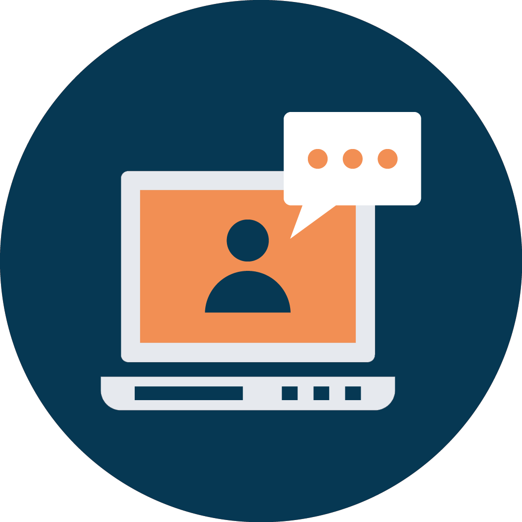 Therapy By Videoconference Clipart (1058x1058), Png Download