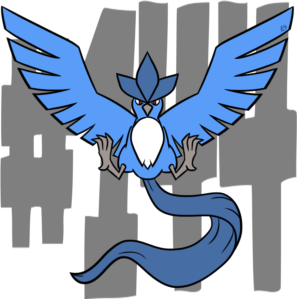 Cran Final Stretch, Boys Articuno Pokemon Pokemonaday - Cartoon Clipart (1000x1000), Png Download