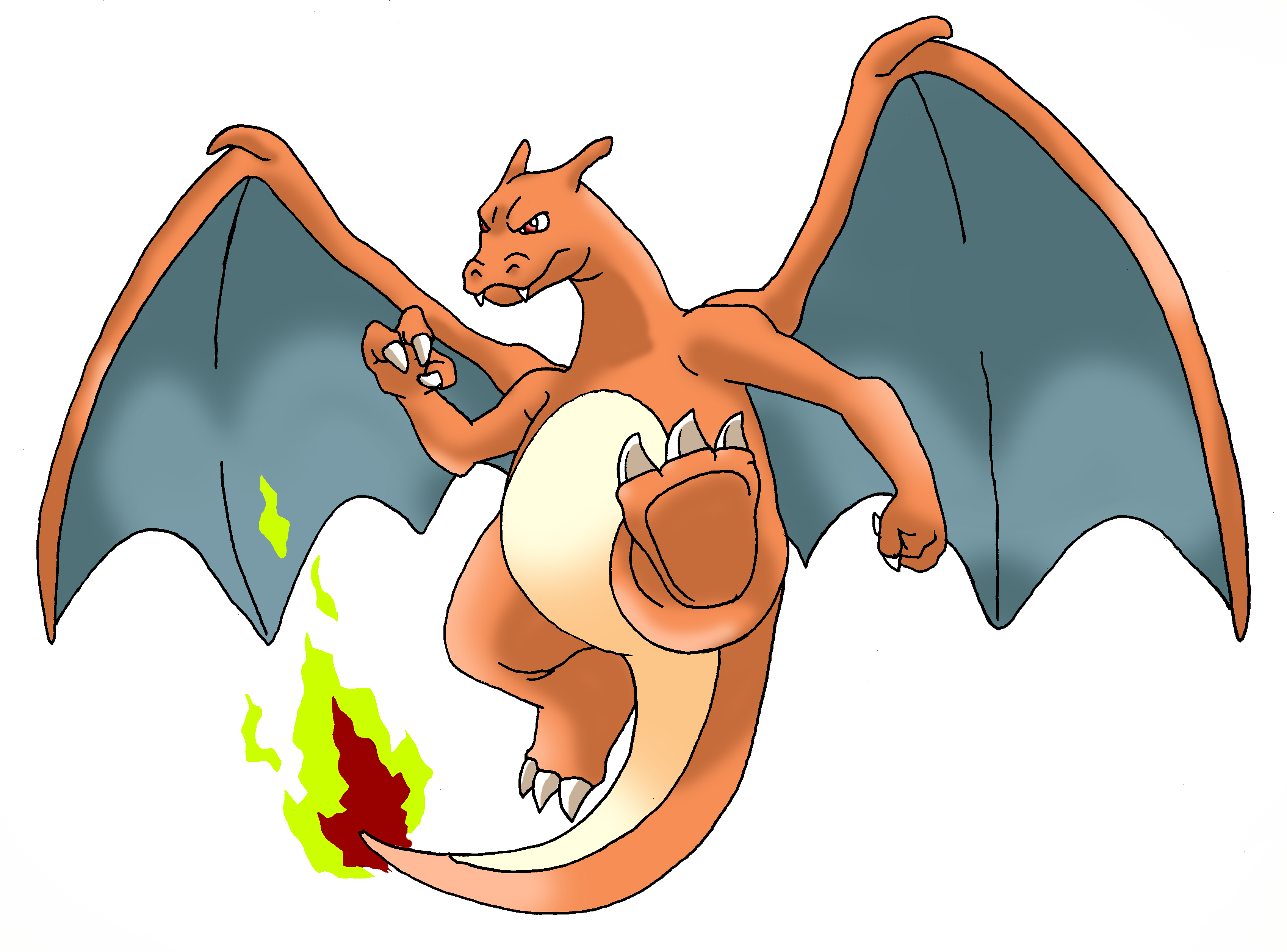 Charizard Wallpaper Pictures Free Clipart (3396x2513), Png Download