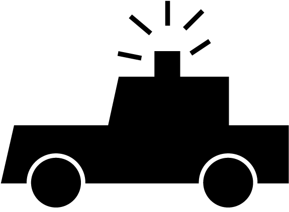 Police Car - Car Clipart (640x640), Png Download