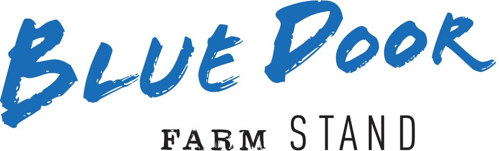 Blue Door Farm Stand Logo Clipart (1011x306), Png Download