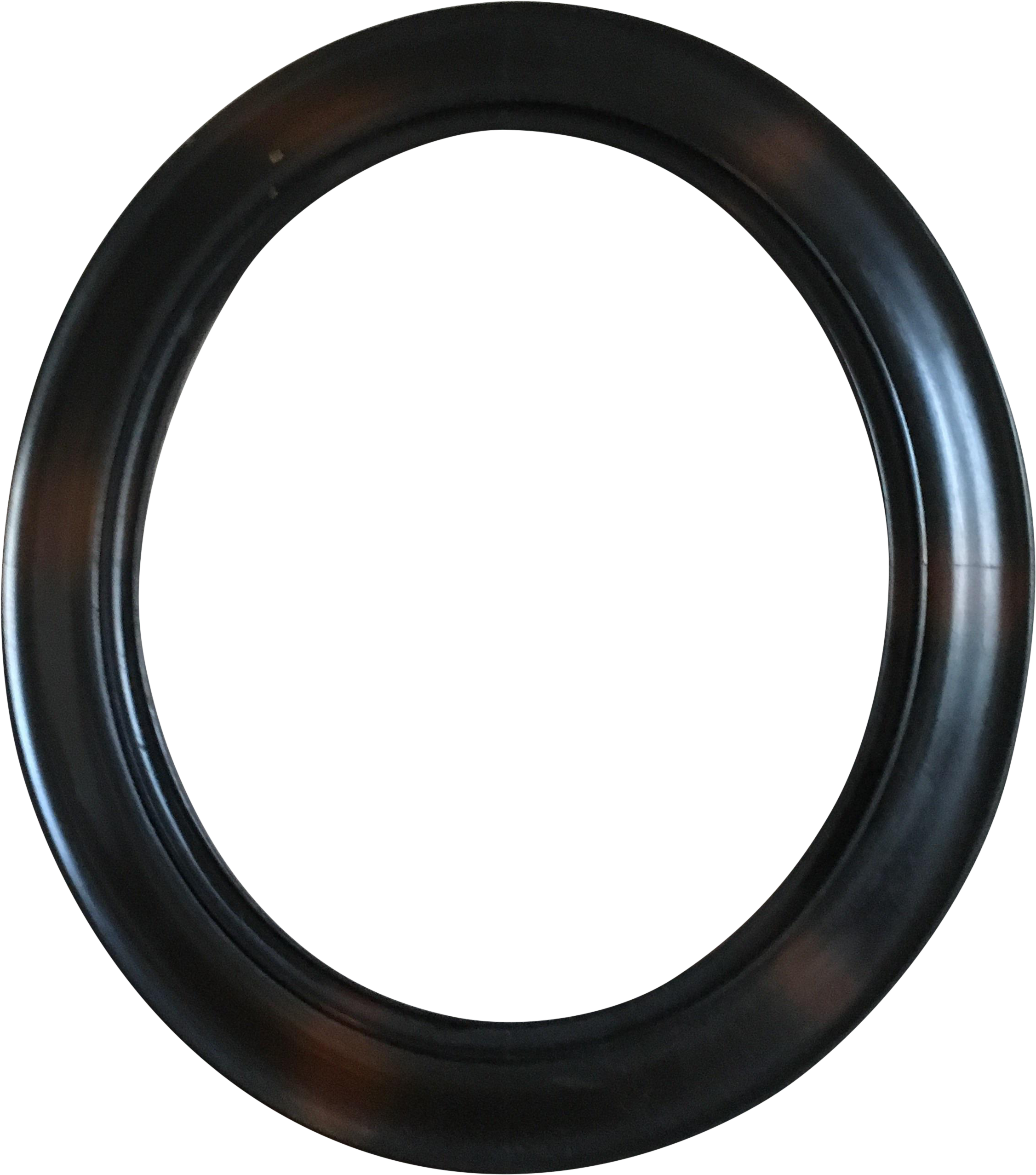 Antique Oval Wooden Frame - Hangszóró Gumiperem Clipart (2502x2837), Png Download