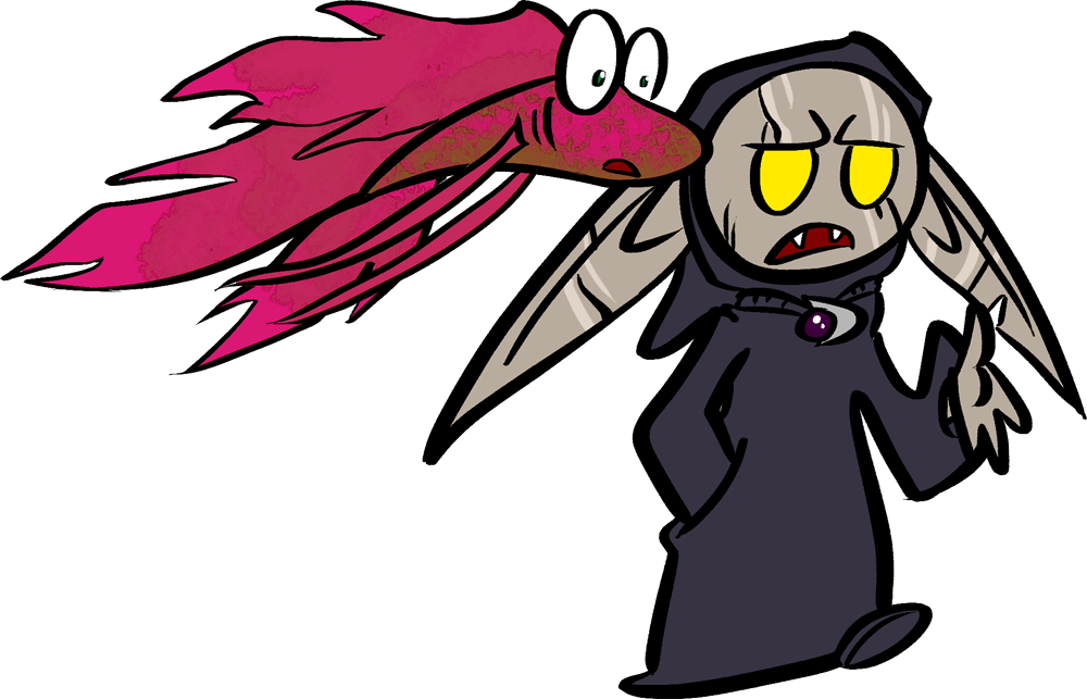 Have A Larger/more Complete Sharkey And Angus Angus - Cartoon Clipart (1000x643), Png Download