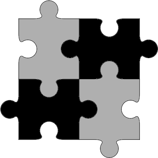 Puzzle Generator - Rompecabezas Autismo Clipart (607x549), Png Download