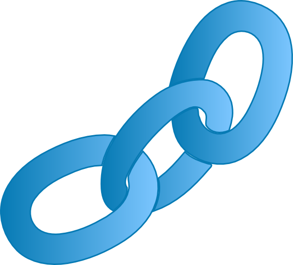 Blue Chain Svg Clip Arts 600 X 541 Px - Png Download (600x541), Png Download