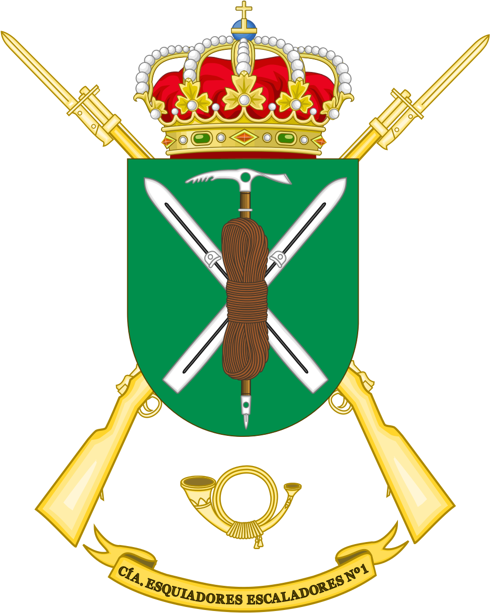 Armoiries D'une Compagnie De Troupes De Montagne De - Dia De La Hispanidad En Panama Clipart (1000x1239), Png Download