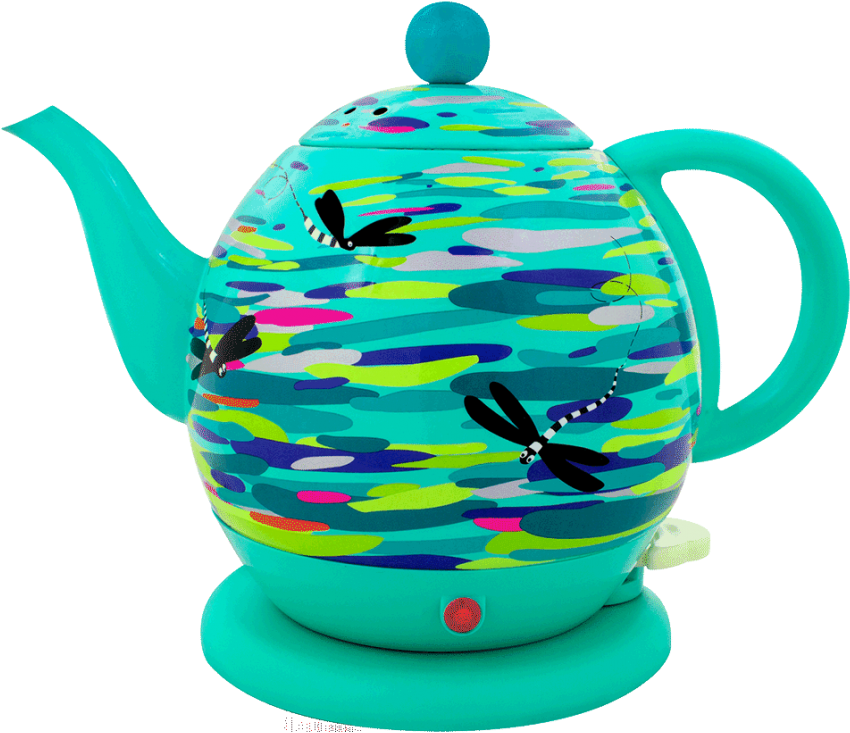 Electric Kettle Design Byzance Accordeon Pylones Plug - Pylones Bouilloire Electrique Clipart (1000x1000), Png Download