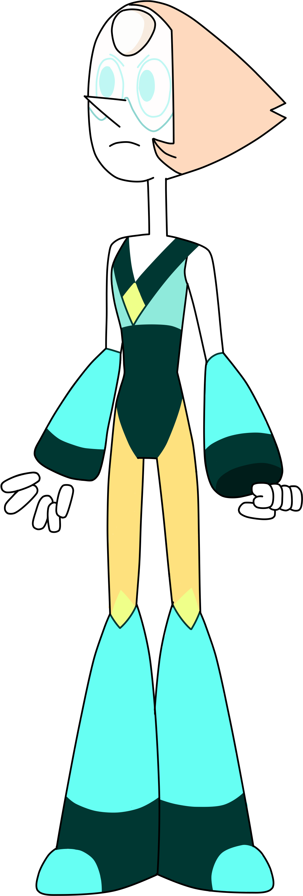 "pearl Steven Universe" Card From User Shul-olesia - Steven Universe Homeworld Pearl Clipart (1328x3183), Png Download