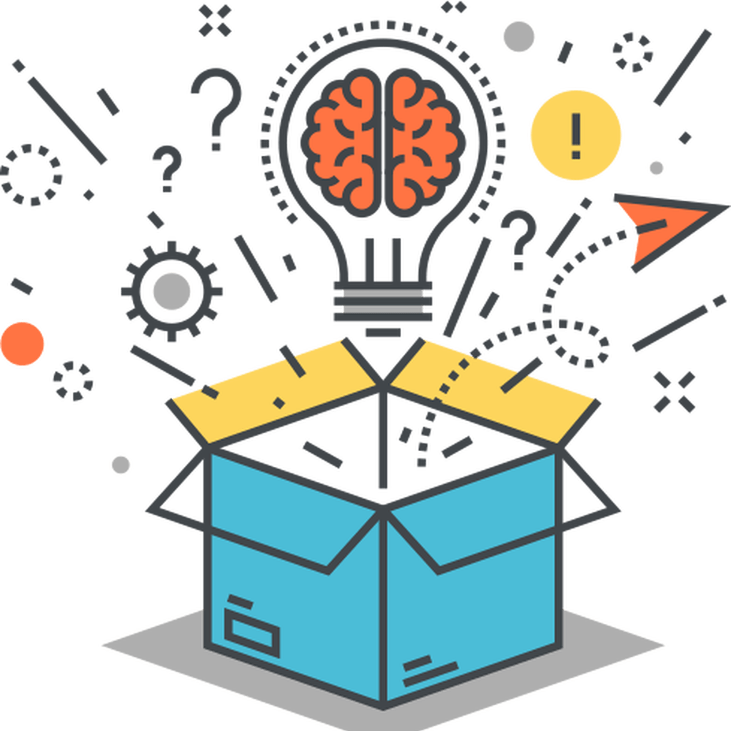 Paragon Group Wisconsin Company - Think Outside The Box Clipart - Png Download (1024x1024), Png Download