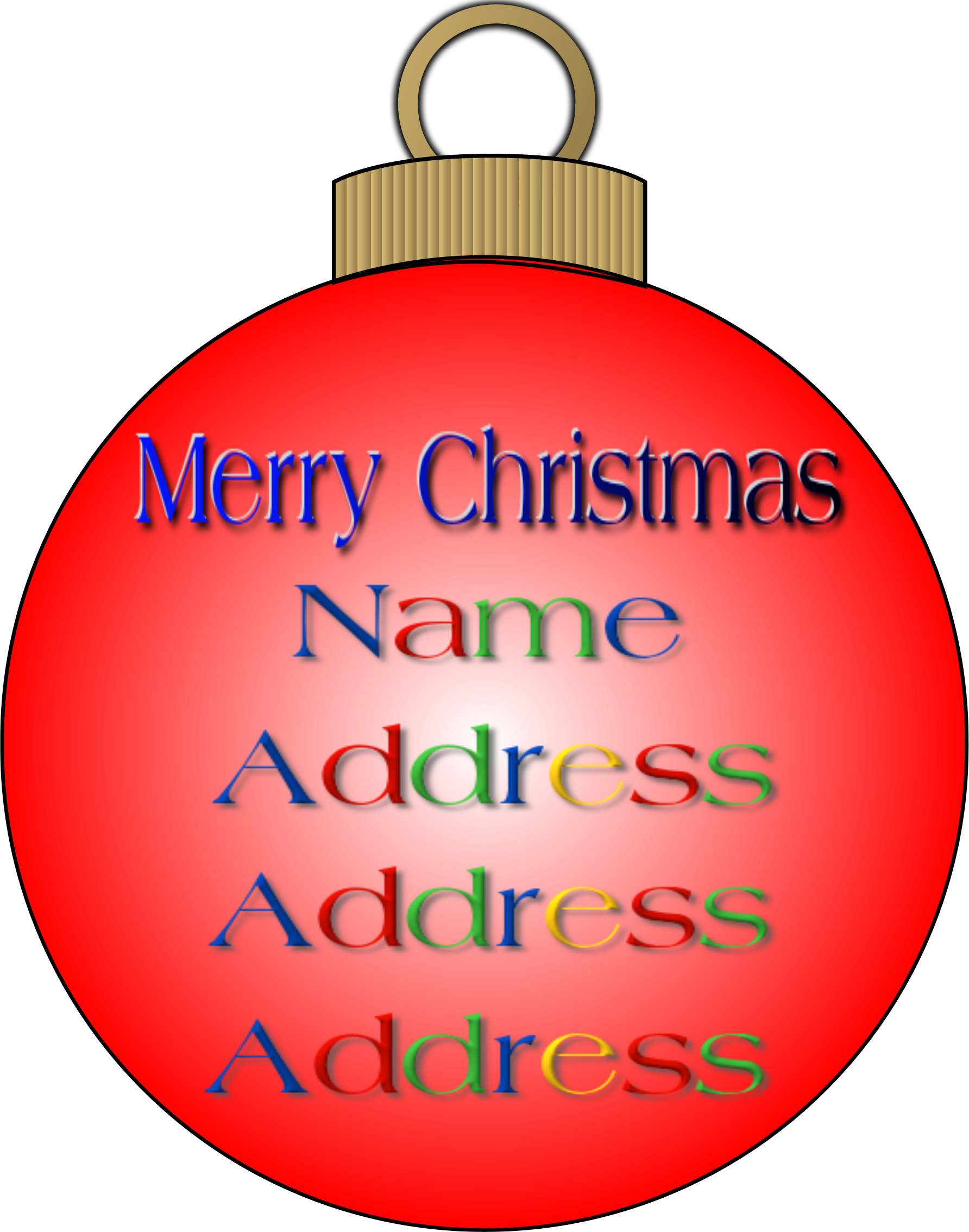 Big Image - Clipart Christmas Ornament - Png Download (1784x2268), Png Download