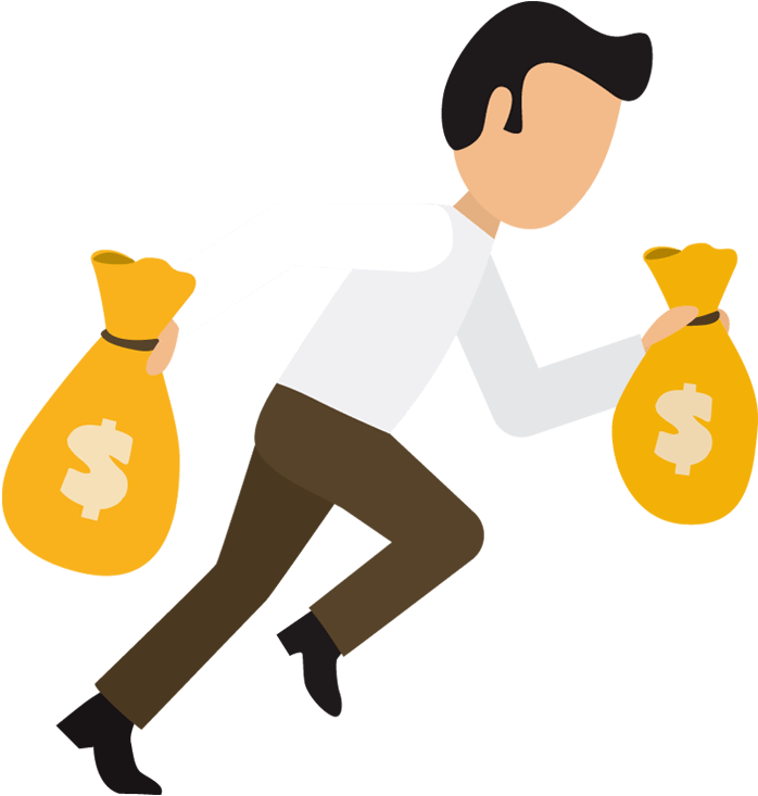 Money Bags Png Clipart (700x740), Png Download