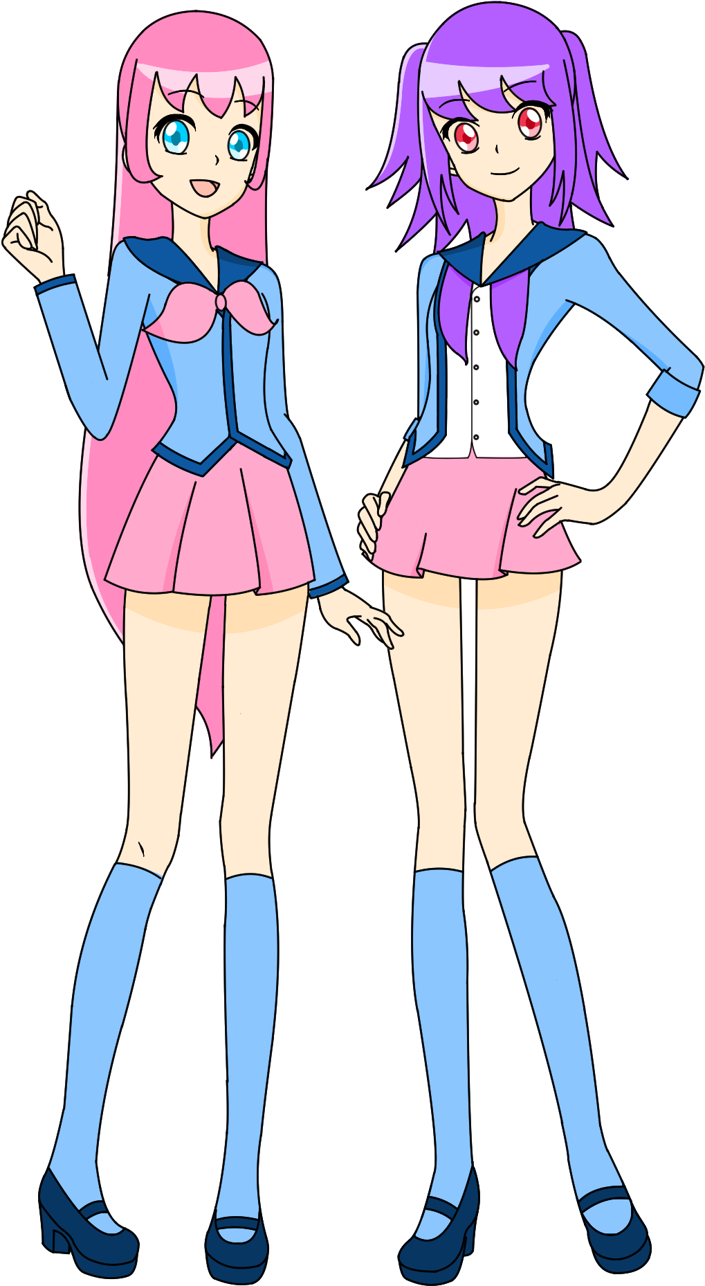 Ongakugaoka Middle School Winter Uniform Clipart (1104x1920), Png Download