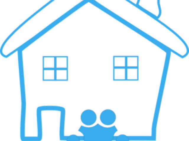 House Family Cliparts - Family House Clipart - Png Download (640x480), Png Download