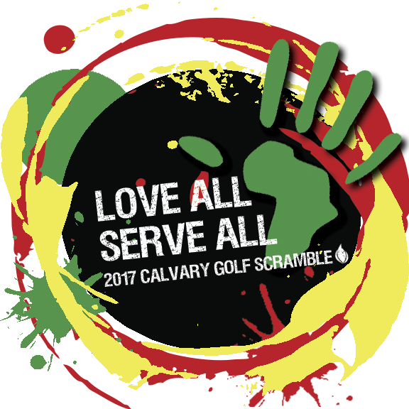 Love All Serve All Golf Scramble Clipart (576x576), Png Download