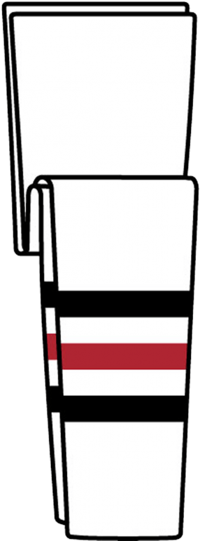 Knit Retro Nhl Pattern Socks - Ice Hockey Clipart (770x770), Png Download