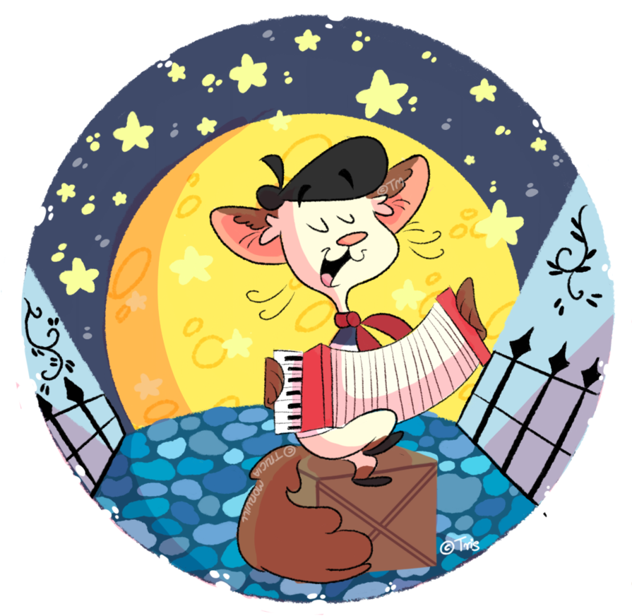 If There's Something That Cats At Pawris Really Love - Cartoon Clipart (894x894), Png Download