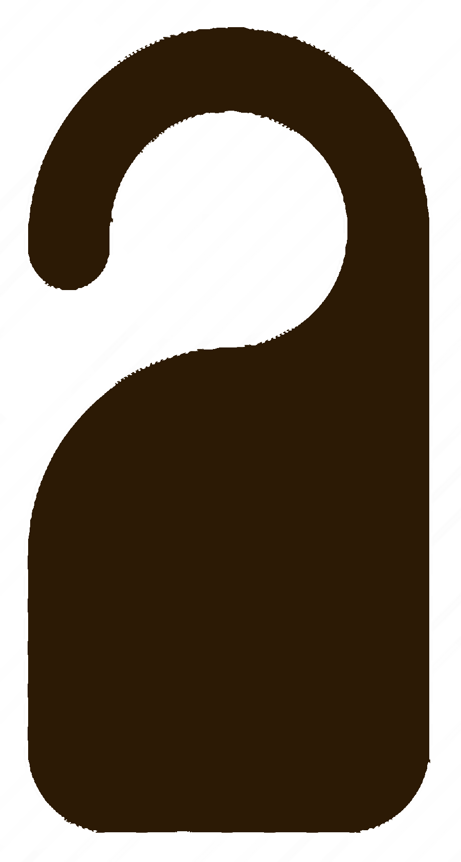 Do Not Disturb - Room Clipart (901x1682), Png Download