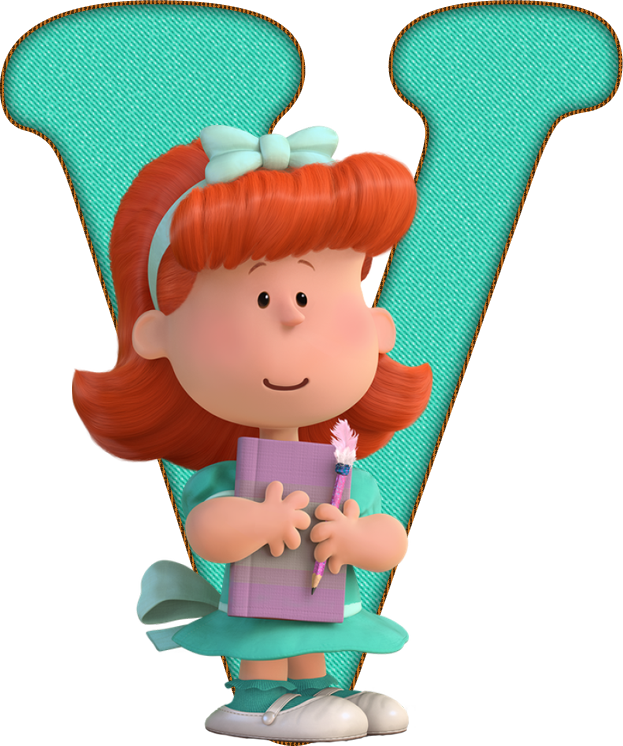 Charlie Brown Movie 2015, Charlie Brown - Peanuts Movie The Little Red Haired Girl Clipart (623x746), Png Download