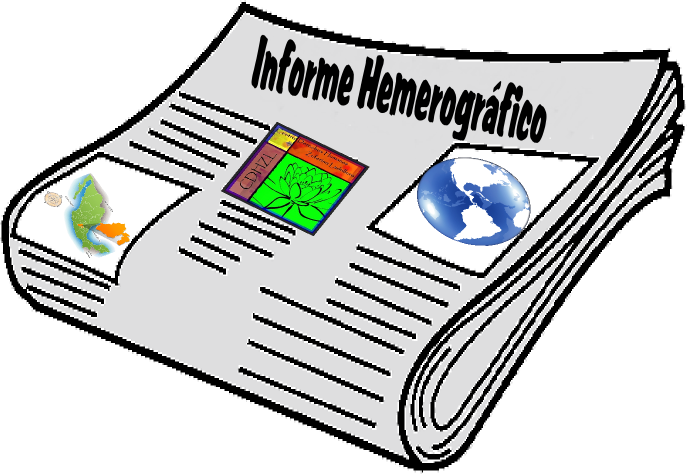 #informehemerográfico Cuarta Semana De #enero 2015 Clipart (687x474), Png Download