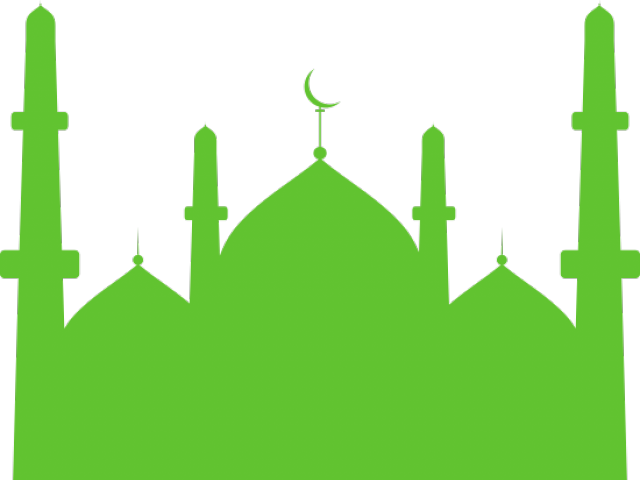 Minarets Clipart School - Creative Eid Mubarak - Png Download (640x480), Png Download