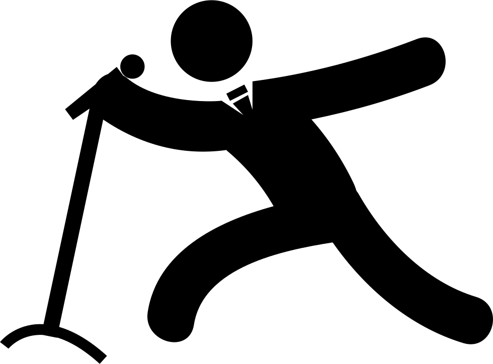 Man Png Icon Free Download Onlinewebfonts Com - Singing Icon Png Clipart (980x724), Png Download