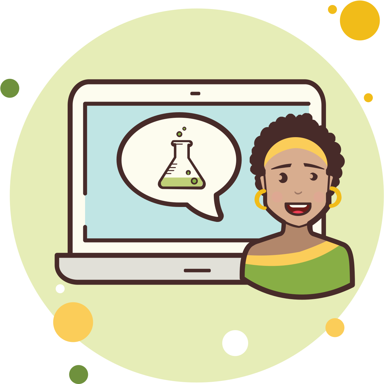 Laptop Chemical Test Tube Icon - Icon Clipart (1600x1600), Png Download