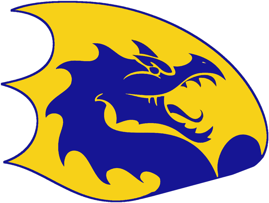 4 Doddridge County Face Off In A Class A - Cameron High School Wv Dragon Clipart (1200x900), Png Download