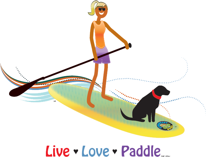 Live Love Paddle Clipart (655x501), Png Download