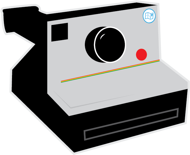 Eventzee Badges List - Instant Camera Clipart (720x720), Png Download