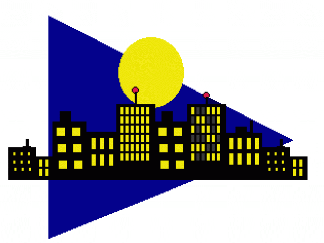 City Silhouette Clip Art - Png Download (640x480), Png Download