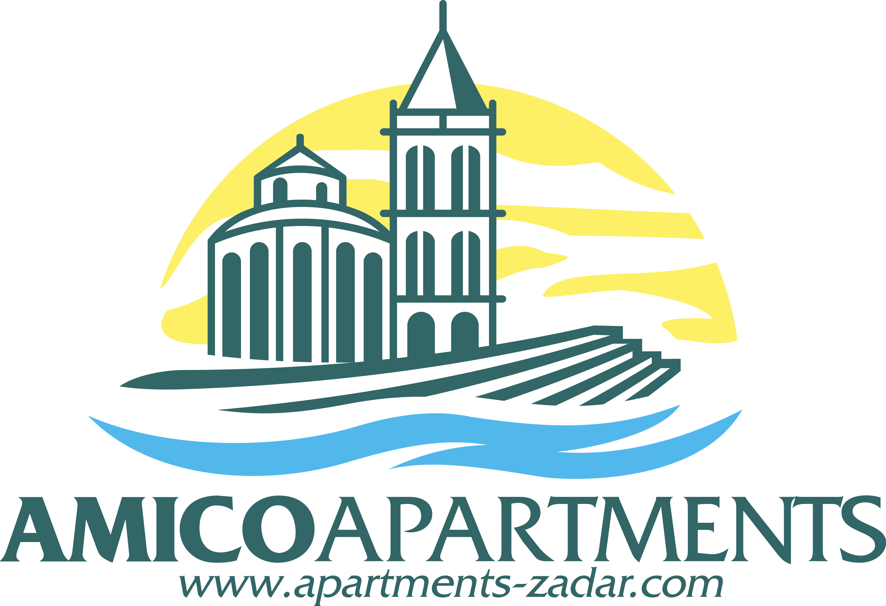 Apartments Zadar Apartments Zadar Apartments Zadar Clipart (3000x2055), Png Download